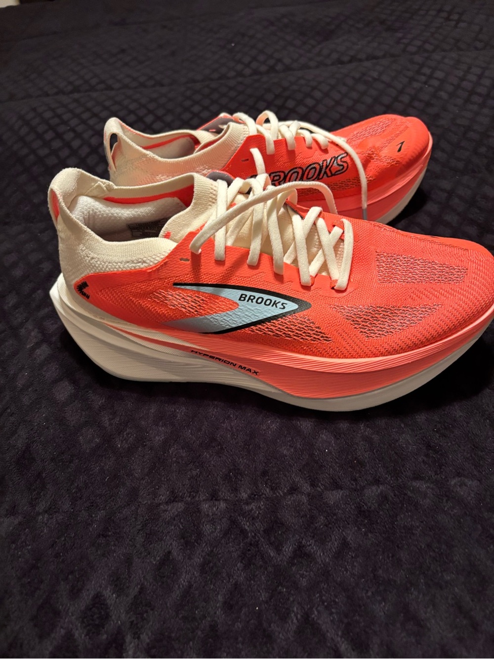 Brooks Women’s Running Shoes - Coral and White